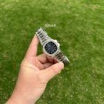 Premium Replica Uhr Patek Philippe Nautilus 5713/1G-010 mit Diamantlünette aus Edelstahl 40mm