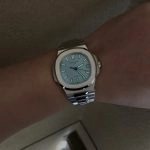 Super Clone Patek Philippe Nautilus 5711/1A-018 mit blauem Zifferblatt und Edelstahlarmband 40 mm