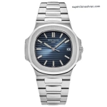 1:1 Super Clone Uhr Patek Philippe Nautilus 5711/1A-010 aus gebürstetem Edelstahl 40mm