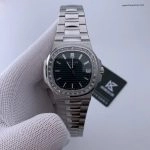 Premium Replica Uhr Patek Philippe Nautilus 5711/1300A-001 mit Baguette-Diamantlünette 40mm