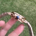 Premium Replica Uhr Patek Philippe Nautilus 5990/1R-001 Roségold blaues Zifferblatt 40,5mm