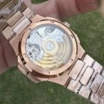 Premium Replica Uhr Patek Philippe Nautilus 5990/1R-001 Roségold blaues Zifferblatt 40,5mm