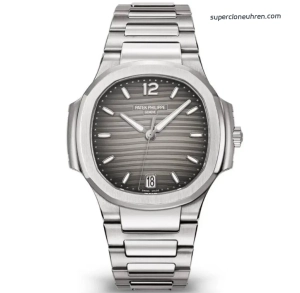 Premium Replica Uhr Patek Philippe Nautilus 7118/1A-011 Edelstahl mit grauem Zifferblatt 35,2 mm