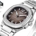 Premium Replica Uhr Patek Philippe Nautilus 7010/1G-012 Edelstahl mit Diamantbesatz 32 mm