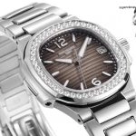 Premium Replica Uhr Patek Philippe Nautilus 7010/1G-012 Edelstahl mit Diamantbesatz 32 mm