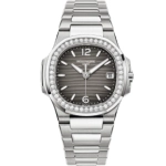 Premium Replica Uhr Patek Philippe Nautilus 7010/1G-012 Edelstahl mit Diamantbesatz 32 mm