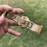 Premium Replica Uhr Patek Philippe Nautilus 7118/1200R-001 Roségold mit Diamantlünette 35,2 mm
