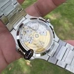 Premium Replica Uhr Patek Philippe Nautilus 7118/1A-001 mit blauem Zifferblatt und Edelstahlband 35,2 mm