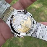 Premium Replica Uhr Patek Philippe Nautilus 7118/1A-001 mit blauem Zifferblatt und Edelstahlband 35,2 mm