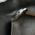 Super Clone Patek Philippe Nautilus 5711G-001 mit ultraflachem Edelstahlgehäuse und Lederarmband 40 mm
