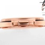 Premium Replica Uhr Patek Philippe Nautilus 7010/1R-012 Roségold mit Diamantbesatz 32 mm