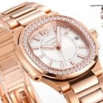 Premium Replica Uhr Patek Philippe Nautilus 7010/1R-001 Roségold mit Diamantbesatz 32mm
