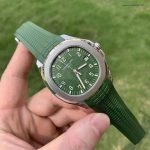 1:1 Super Clone Uhr Patek Philippe Aquanaut 5168G-010 Grünes Zifferblatt 42mm