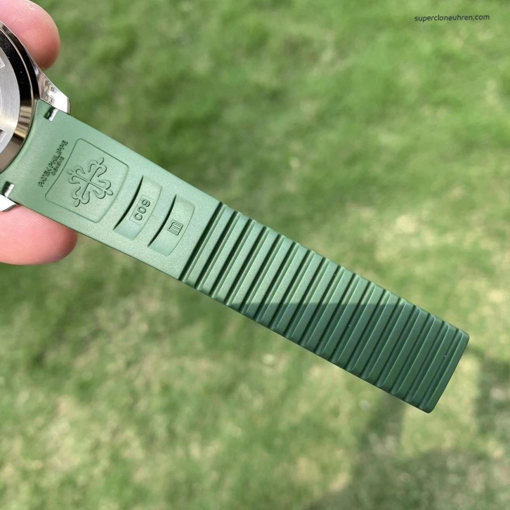 1:1 Super Clone Uhr Patek Philippe Aquanaut 5168G-010 Grünes Zifferblatt 42mm
