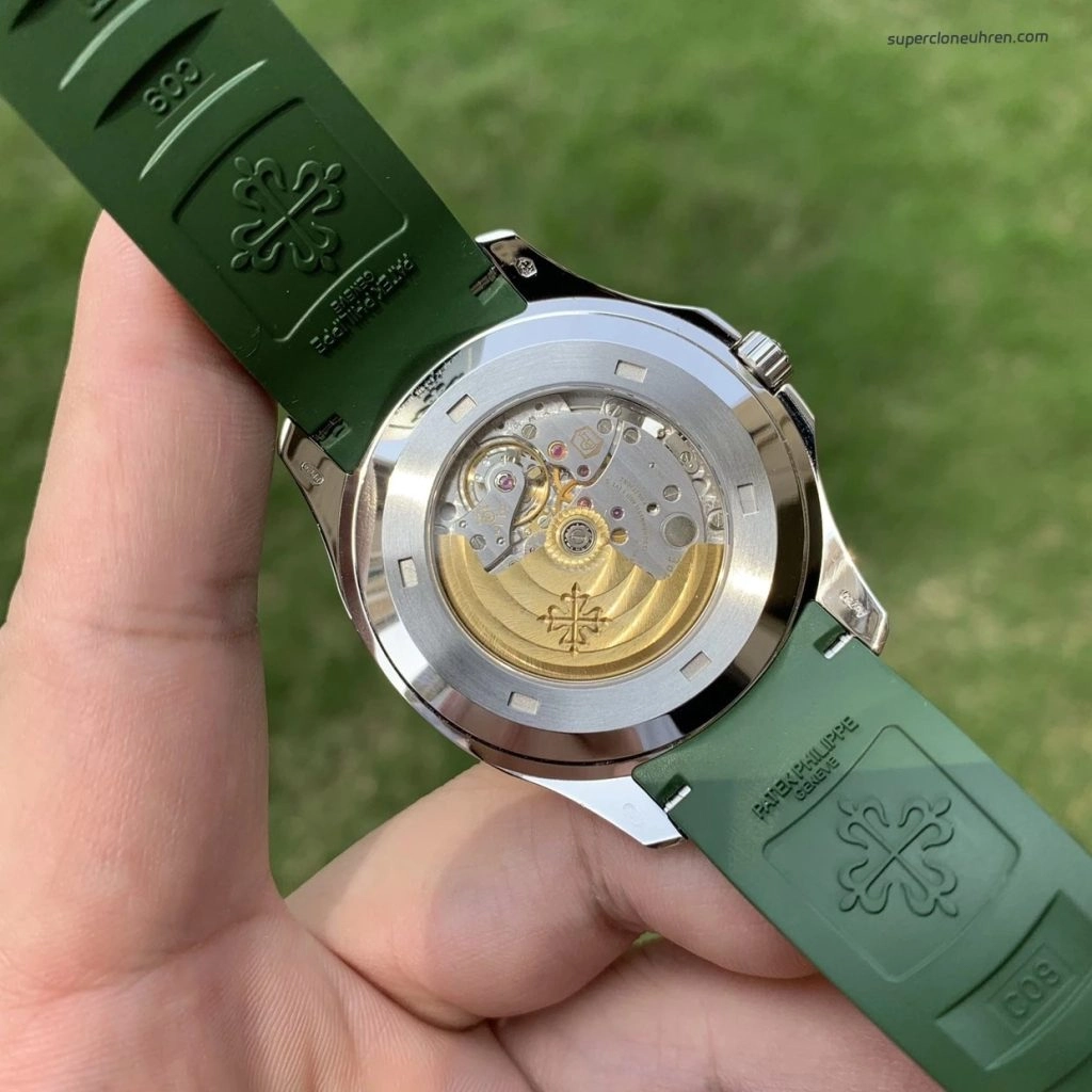 1:1 Super Clone Uhr Patek Philippe Aquanaut 5168G-010 Grünes Zifferblatt 42mm