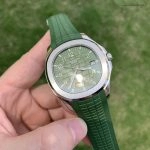 1:1 Super Clone Uhr Patek Philippe Aquanaut 5168G-010 Grünes Zifferblatt 42mm