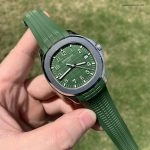 1:1 Super Clone Uhr Patek Philippe Aquanaut 5168G-010 Grünes Zifferblatt 42mm