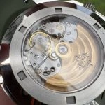 1:1 Super Clone Uhr Patek Philippe Aquanaut 5168G-010 Grünes Zifferblatt Fluorkautschuk Armband 42mm