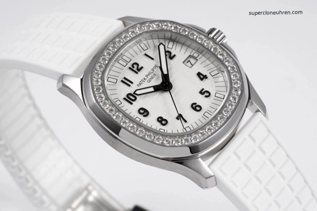 Premium Replica Uhr Patek Philippe Aquanaut 5067A-024 Edelstahl mit Diamantbesatz 35,6 mm