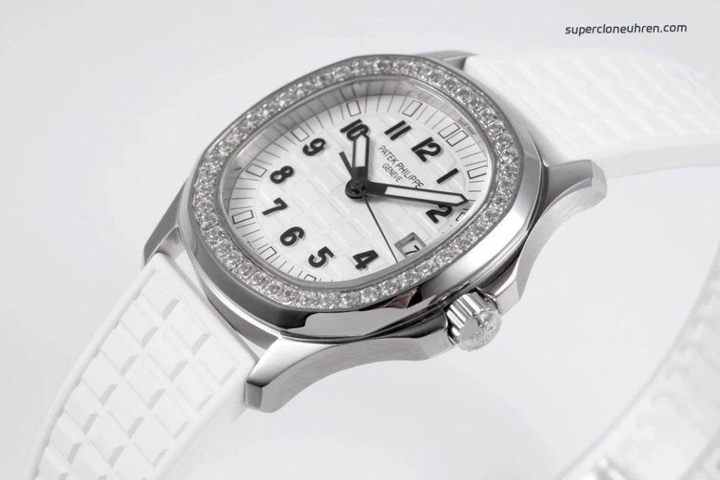 Premium Replica Uhr Patek Philippe Aquanaut 5067A-024 Edelstahl mit Diamantbesatz 35,6 mm