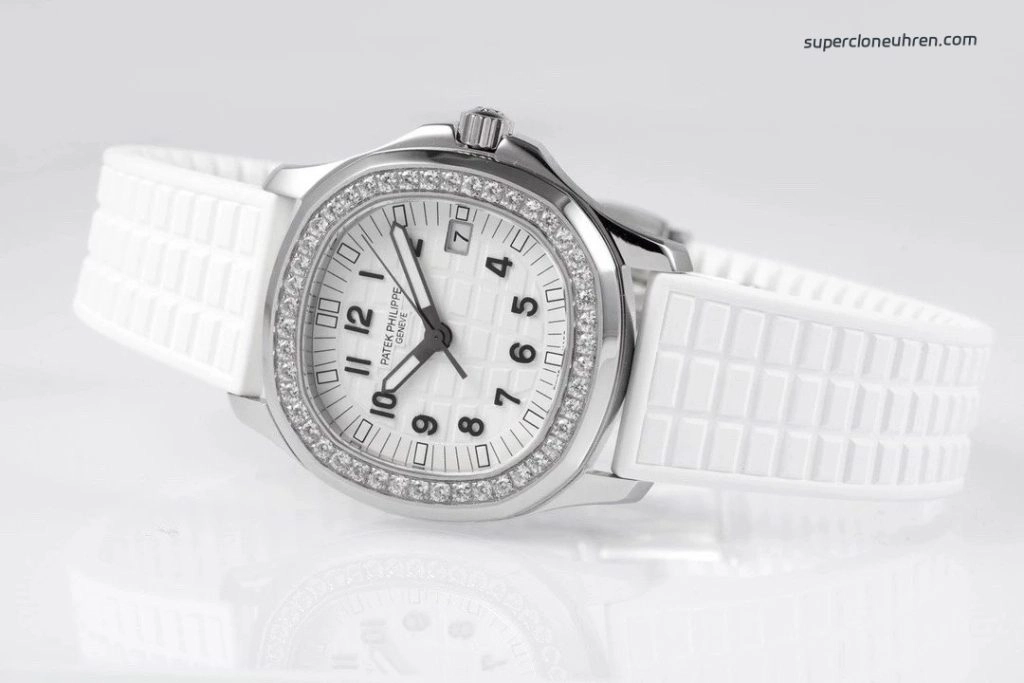 Premium Replica Uhr Patek Philippe Aquanaut 5067A-024 Edelstahl mit Diamantbesatz 35,6 mm