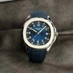 1:1 Super Clone Uhr Patek Philippe Aquanaut 5168G-001 Blaues Zifferblatt Edelstahl 42mm