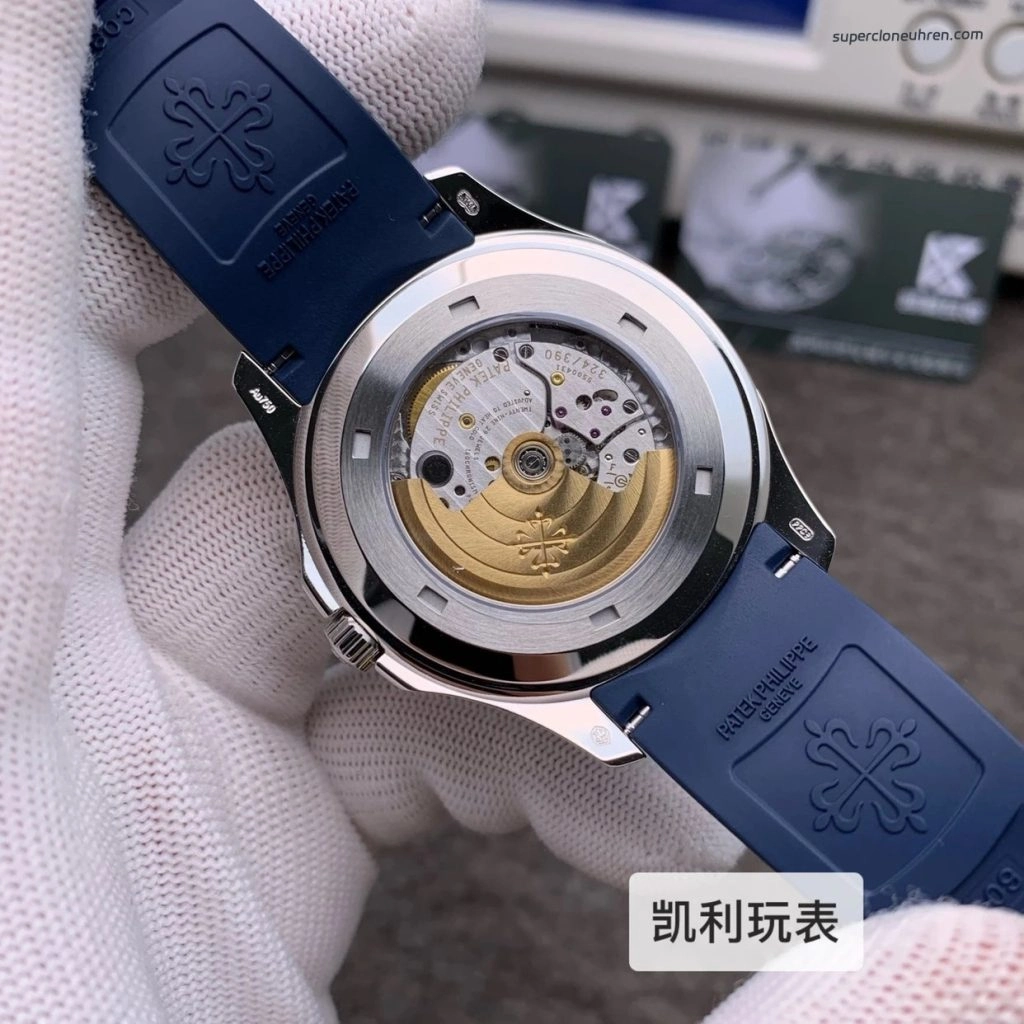 1:1 Super Clone Uhr Patek Philippe Aquanaut 5168G-001 Blaues Zifferblatt Edelstahl 42mm