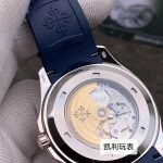 1:1 Super Clone Uhr Patek Philippe Aquanaut 5168G-001 Blaues Zifferblatt Edelstahl 42mm