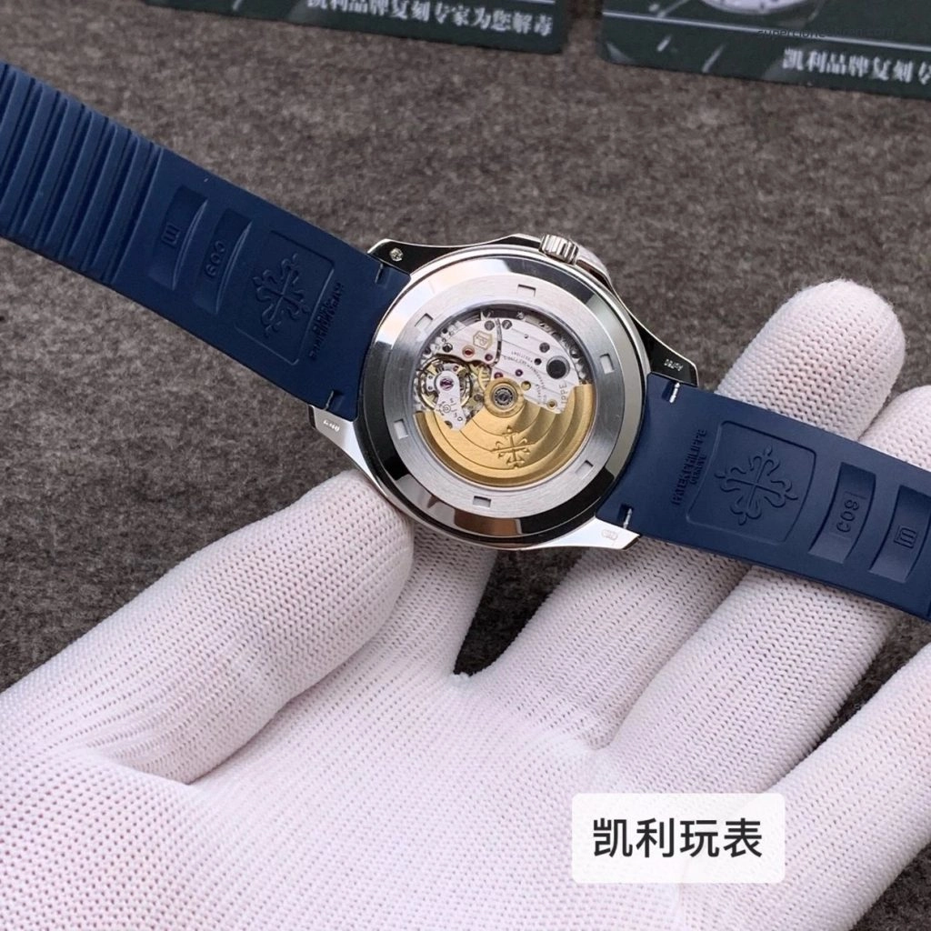 1:1 Super Clone Uhr Patek Philippe Aquanaut 5168G-001 Blaues Zifferblatt Edelstahl 42mm
