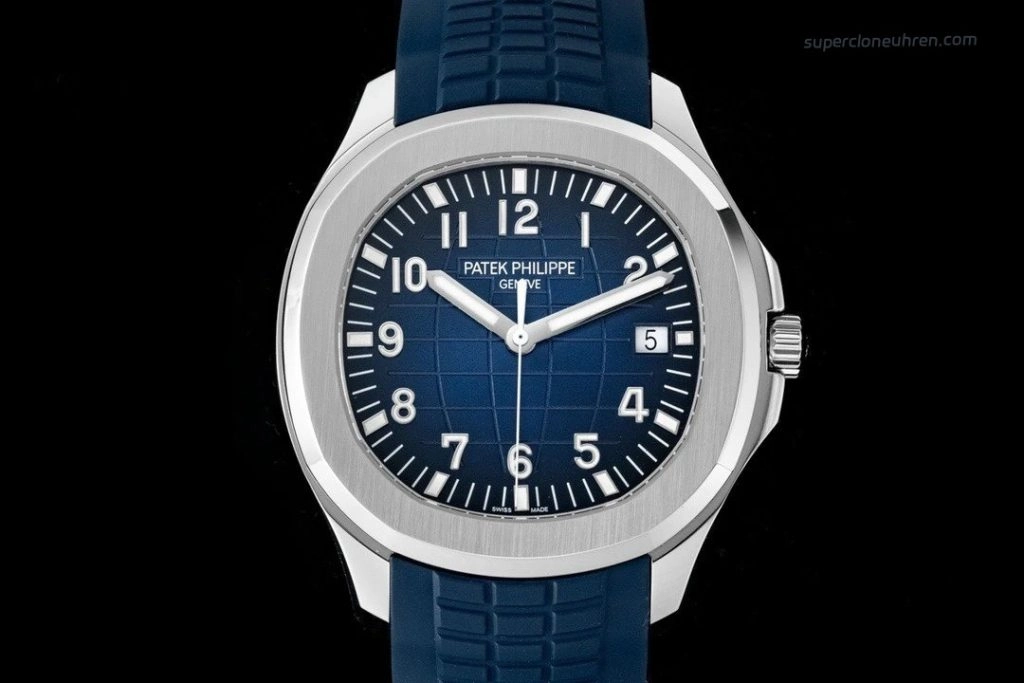 1:1 Super Clone Uhr Patek Philippe Aquanaut 5168G-001 Blaues Zifferblatt Edelstahl 42mm