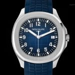 1:1 Super Clone Uhr Patek Philippe Aquanaut 5168G-001 Blaues Zifferblatt Edelstahl 42mm