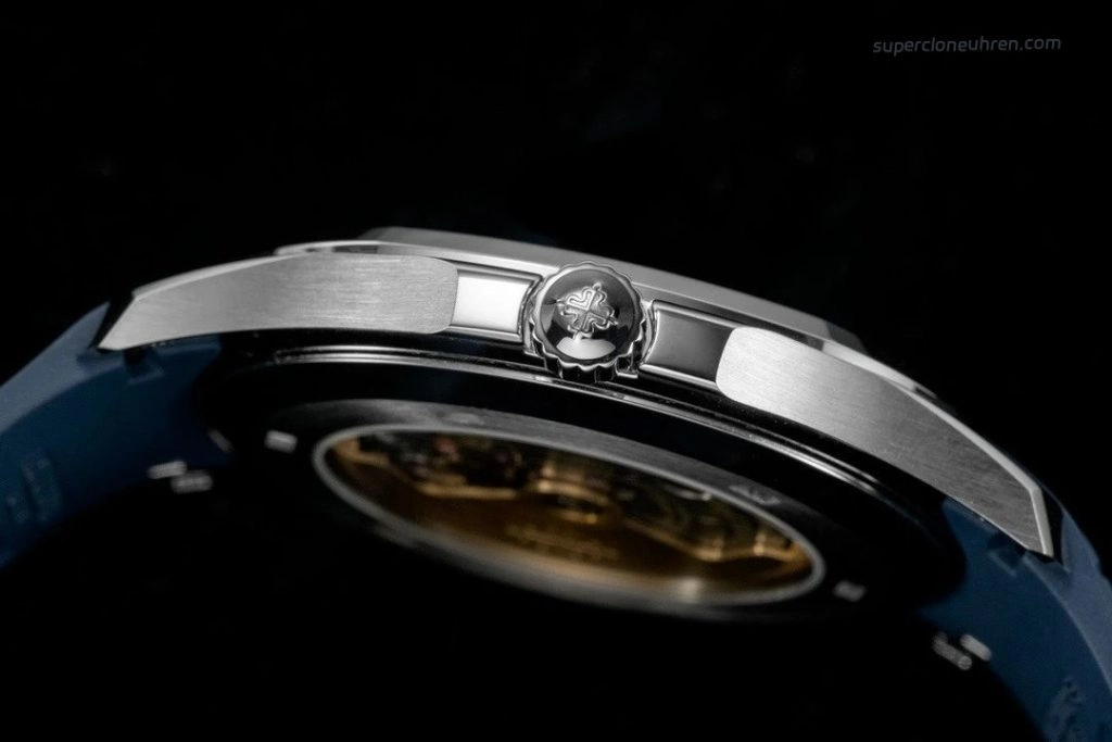 1:1 Super Clone Uhr Patek Philippe Aquanaut 5168G-001 Blaues Zifferblatt Edelstahl 42mm