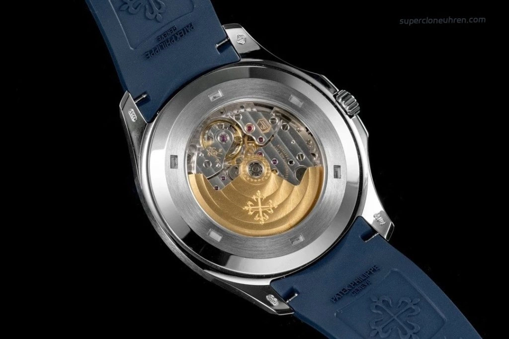 1:1 Super Clone Uhr Patek Philippe Aquanaut 5168G-001 Blaues Zifferblatt Edelstahl 42mm
