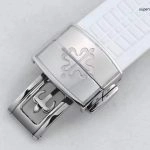 Premium Replica Uhr Patek Philippe Aquanaut 5267/200A-010 mit Diamantlünette und Kautschukband 38,8mm