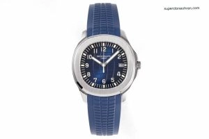 Premium Replica Uhr Patek Philippe Komplikationen 5396R-014 Roségold Blaues Zifferblatt 38,5mm