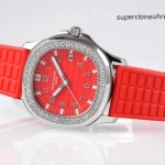 Premium Replica Uhr Patek Philippe Aquanaut 5067A-027 Edelstahl mit Diamantbesatz 35,6 mm