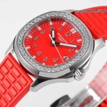 Premium Replica Uhr Patek Philippe Aquanaut 5067A-027 Edelstahl mit Diamantbesatz 35,6 mm