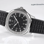 Premium Replica Uhr Patek Philippe Aquanaut 5067A-001 Edelstahl mit Diamantbesatz 35,6 mm