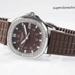 Super Clone Patek Philippe Aquanaut 5067A-023 Edelstahl mit Diamantbesatz 35,6 mm