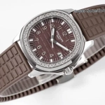Super Clone Patek Philippe Aquanaut 5067A-023 Edelstahl mit Diamantbesatz 35,6 mm