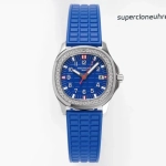 Premium Replica Uhr Patek Philippe Aquanaut 5067A-014 Edelstahl mit Diamantbesatz 35,6 mm