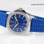 Premium Replica Uhr Patek Philippe Aquanaut 5067A-014 Edelstahl mit Diamantbesatz 35,6 mm