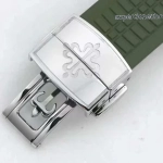Premium Replica Uhr Patek Philippe Aquanaut 5267/200A-011 mit Diamantlünette und Kautschukband 38,8 mm