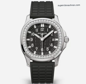 Premium Replica Uhr Patek Philippe Aquanaut 5067A-001 Edelstahl mit Diamantbesatz 35,6 mm
