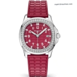 Premium Replica Uhr Patek Philippe Aquanaut 5067A-027 Edelstahl mit Diamantbesatz 35,6 mm
