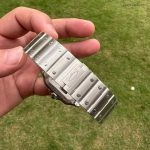 1:1 Super Clone Uhr Cartier Santos WSSA0037 Grau Zifferblatt Edelstahl Herrenuhr 39,8 mm