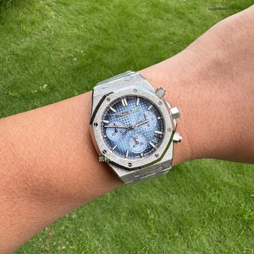 1:1 Super Clone Uhr Audemars Piguet Royal Oak 26240BC Frosted Gold Chronograph 41mm