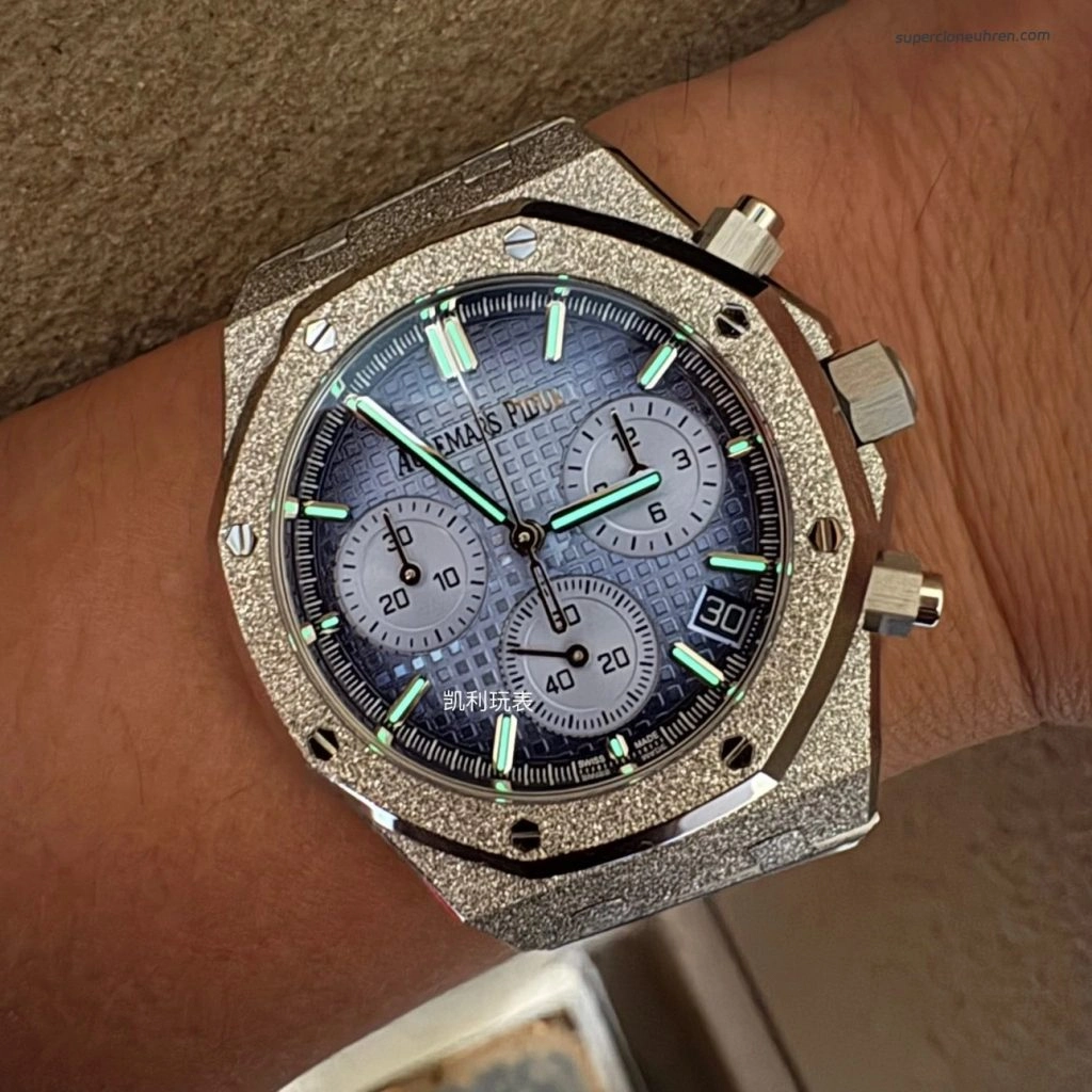 1:1 Super Clone Uhr Audemars Piguet Royal Oak 26240BC Frosted Gold Chronograph 41mm