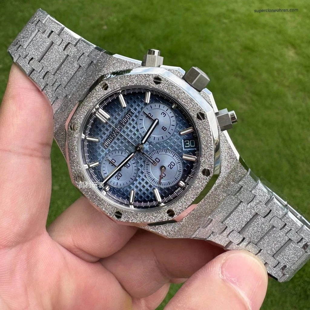 1:1 Super Clone Uhr Audemars Piguet Royal Oak 26240BC Frosted Gold Chronograph 41mm