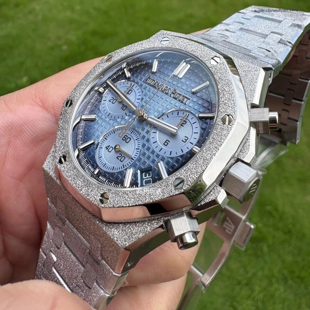 1:1 Super Clone Uhr Audemars Piguet Royal Oak 26240BC Frosted Gold Chronograph 41mm